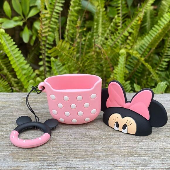 New Mini Mouse Pink Aipod/Ear Bud Holder. - Picture 1 of 3